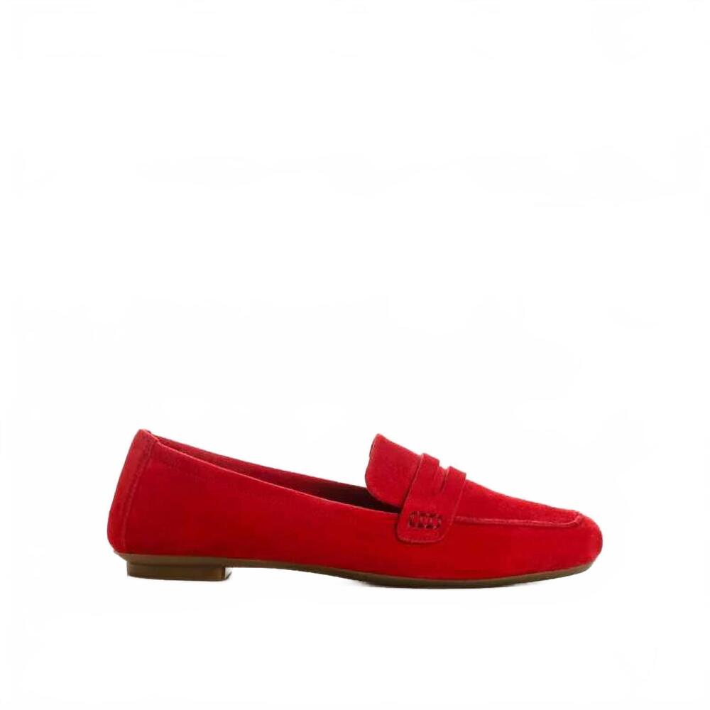 NEW REQINS women's hema peau loafer in rouge